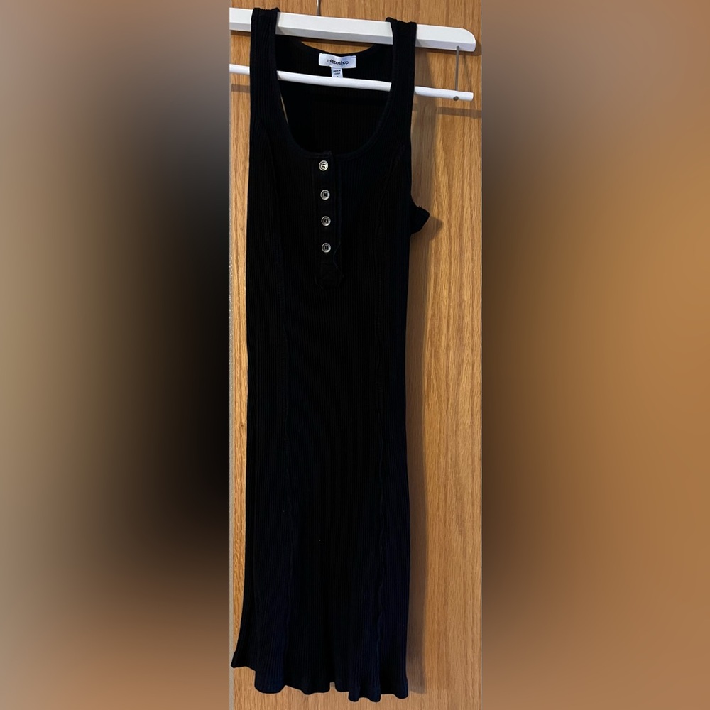 Black razorback dress